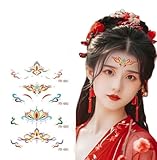 Chinese Style Hanfu Decor Creative Forehead Stickers Temporary Makeup Stickers Fashions Face Stickers for Women