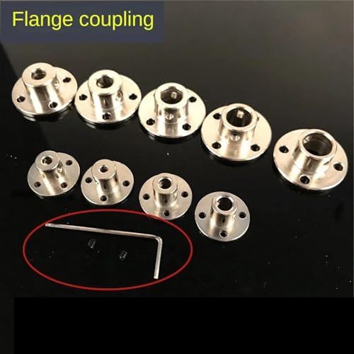 Couplage à bride rigide 4mm pour guidage de moteur pas à pas de précision - 2