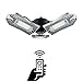 80W Motion Activated LED Garage Lights, Adjustable Trilights Garage Ceiling Lighting, High Bay Deformable LED Corn Light Bulbs with Motion Sensor 8000LM 6000K, HID HPS Metal Halide Lamps 300W Equiv.