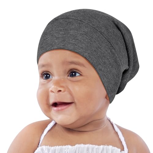 Image of OLESILK Silk Baby Bonnet for 0-6 Months - 100% Mulberry Silk Toddler Hair Bonnet, Adjustable Night Cap for Sleeping