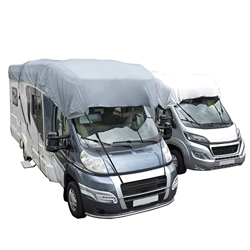 UK Wholesale CTC790GREYAD6 Motorhome Top Roof Cover Waterproof Heavy Duty Grey - Sizes 5.7-7.5M (Select Size and Colour In Advert)
