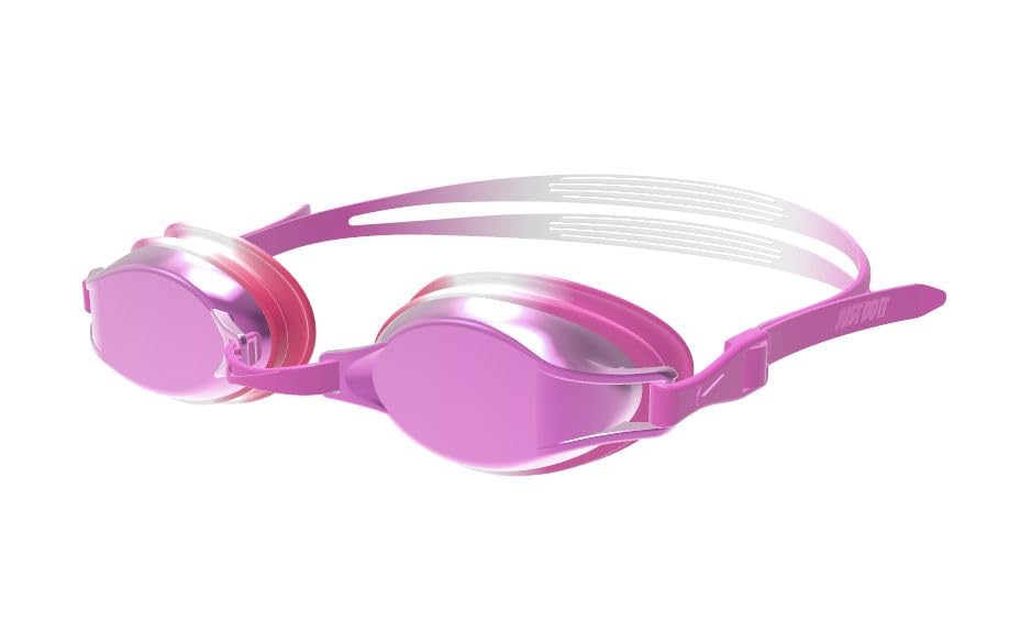 Nike Youth Chrome Mirrored Goggle Pink Spell