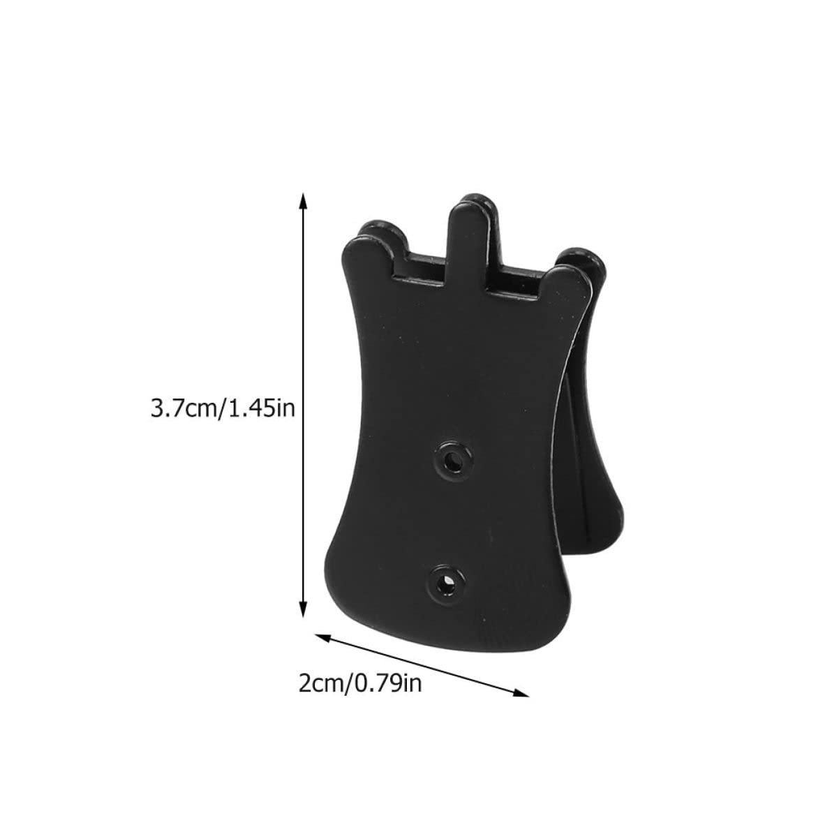 Yardwe 4 Pcs Erhu Mute Clips Durable Sound Reduction Accessories for Volume Control Easy to Install for Erhu Practice and Performance