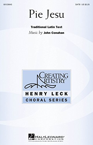 Pie Jesu SATB partition chorale pour ensemble vocal et quatre voix mixtes