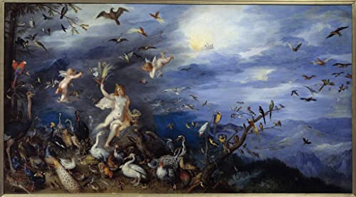 Peinture moderne Allégorie de l'Air Brueghel affiche sur toile pour inspirer la sérénité