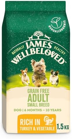 James Wellbeloved Hypoallergenic Dry Dog Food for Adult Small Bre...