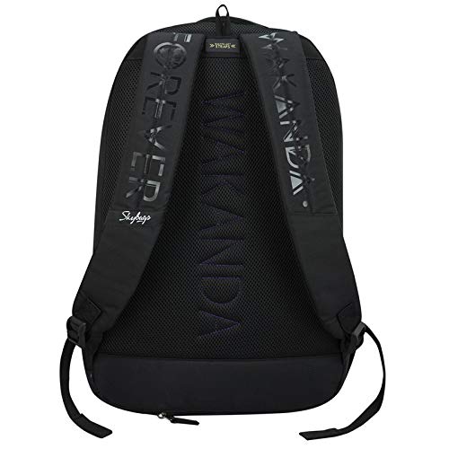 Image of Skybags Marvel Extra Black Panther Black School Backpack 37L