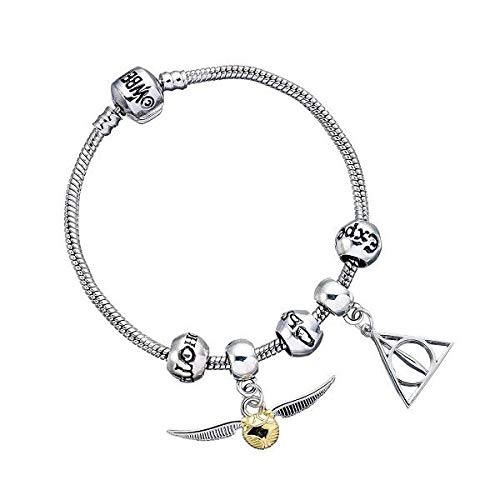 Bracelet Harry Potter avec 3 symboles magiques pour fans
