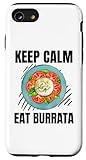 Mantener la calma comer burrata vintage grunge burrata amante Carcasa para iPhone SE (2020) / 7 / 8