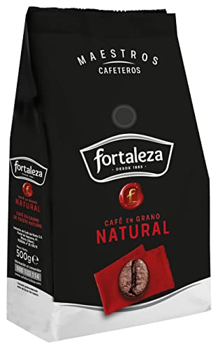 Café Fortaleza - Café en Grano Natural, Pack 500g x 6 - Total 3 Kg