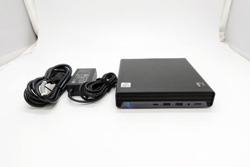 【整備済み品】 ·H·P·（ヒューレット・パッカード） · ProDesk 400 G6 DM｜ミニ デスクトップPC｜第10世代 Core i5 / 8GB / NVMe SSD256GB｜Windows11 Pro & Office2021｜ApexPC HDMI & DisplayPort (整備済み品)