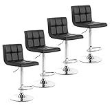 GOTMINSI Swivel Bar Stools Adjustable Height Barstool Hydraulic Pub Chairs Barstools Modern Armless