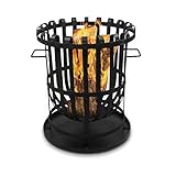 DESIGN INNOVATIVO - Il nostro barbecue a carbone da campeggio ha un design elegante e funzionale. Ha una cappa resistente con un termometro integrato che visualizza accuratamente la temperatura di cottura.