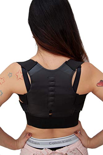 Colete Corretor Postural (Modelo 01) (Preto, M)