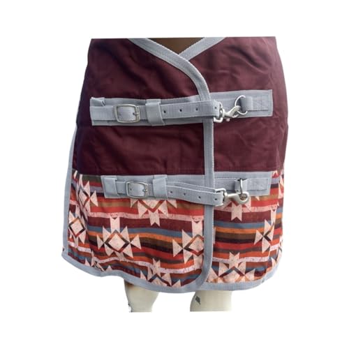 Image of 1200 Denier RAIN Sheet | RAINSHEET (Waterproof & Breathable) (Maroon with Aztec Bottom, 78)