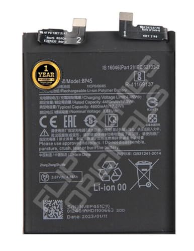 Image of BP45 Battery for Redmi 12 Pro Battery with 1 Year Warranty** (DD180)
