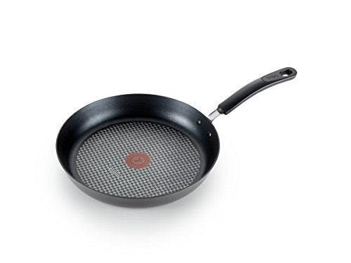 T-fal C55307 Signature Hard Anodized Thermo-Spot Oven Safe Dishwasher Safe Nonstick Frypan Cookware, 11.5-Inch, Grey