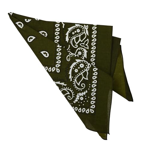 Image of Motique Accessories Extra Large Paisley Bandana 27x27 Inch