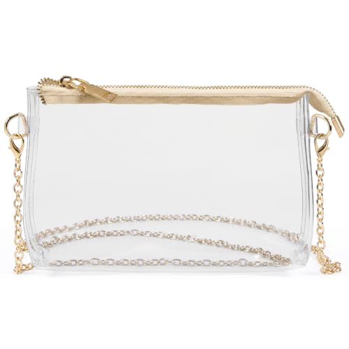 Image of Lorbro Clear Purse for Women, Stadium Approved Crossbody Bag for Concert