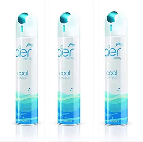 Image of Godrej Aer Cool Surf Blue Home Fragrance Spray Pack of 3 x 240 ml