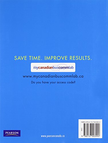 Excellence in Business Communication, Fourth Canadian Edition (4th Edition)