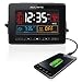 AcuRite 13024 Atomic Dual Alarm Clock with USB Charging