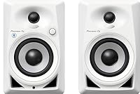 Pioneer DJ DM-40BT 4 inch Bluetooth Studio Monitors (Pair, White)