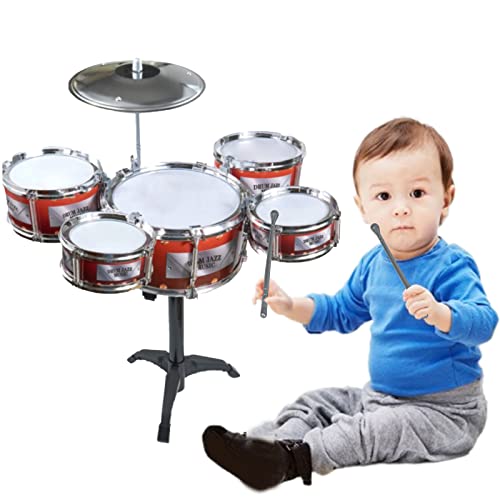 Mini Toddlers Drum Set Small Baby Drum Set Child Musical Drum Toy For Toddlers Gift For Christmas Party Birthday For 3 Years Old Boys Girls #TOP2