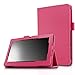 Infiland NeuTab N7 Pro 7'' Tablet case, Folio PU Leather Slim Stand Case Cover for NeuTab® N7 Pro 7'' Google Android 4.4 KitKat Quad Core Tablet , Magenta