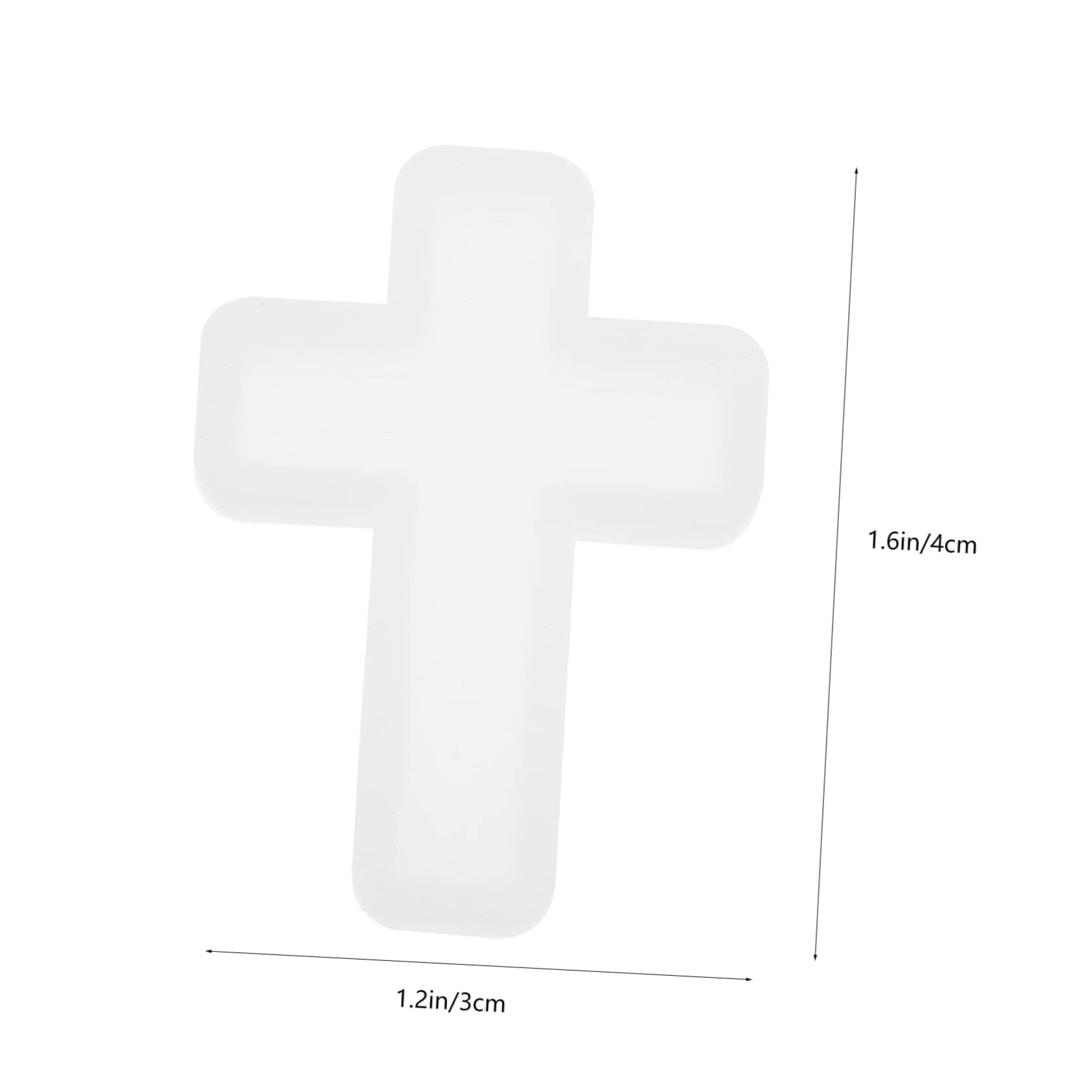 jojofuny 4 Ensembles Moules en Forme De Pendentif Croix Moule pour Collier Moule De Pendentif Croix Fabrication De Bijoux Charmes Moule Pendentif Croix DIY Moule en Silicone 10 Pièces * 4