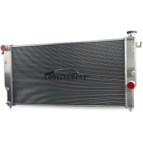 COOLINGBEST Aluminum Radiator 3 Row for 1994-2002 Dodge Ram 2500 3500 Pickup 5.9L L6 Cummins Turbo Diesel, Crossflow Radiators 1995 1996 1997 1998 1999 2000 2001 Cover