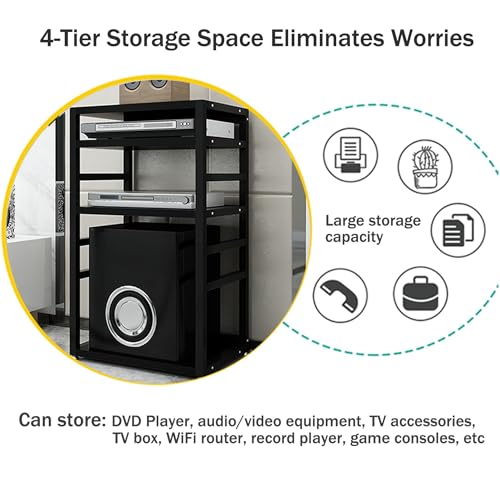 Meuble TV AV unité de contrôle anti-surchauffe pour console et décodeur TV - 3