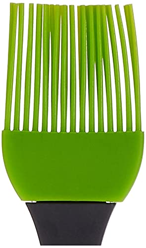 Image of Royalford Kitchen Brush - Marinating and Basting Brush with Ergonomically designed Polymer Handle - Nylon Bristles helps to glaze marinade over food evenly, black