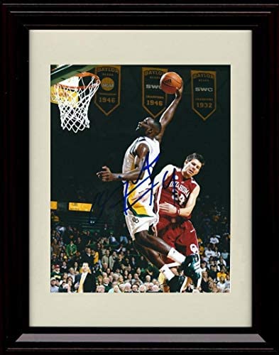 Quincy Acy - Slam Dunk - Autograph Replica Print - Baylor - Framed 8x10