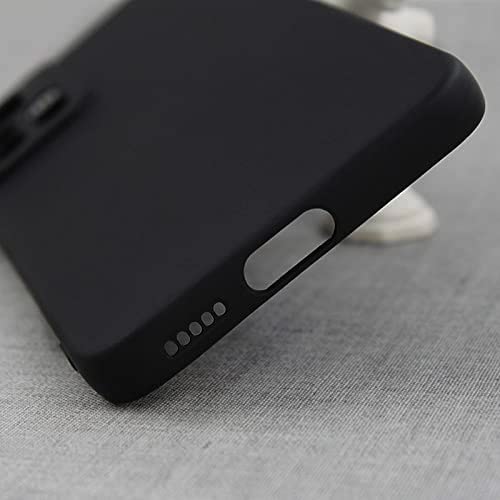 Image of Mobile Back Cover Case for Xiaomi Redmi Note 11T (5G) (Silicone Case|CameraProtection|Black SC1510)