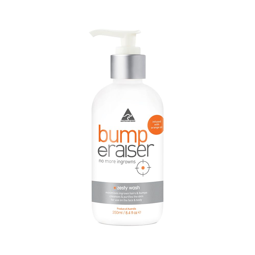 Bump eRaiser Zesty Wash For Ingrown Hair Treatment, Razor Bumps and Razor Burns And Hair Growth