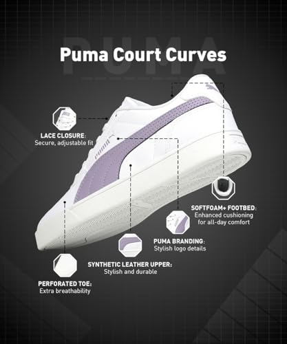 Image of Puma Unisex-Adult Court Curves Sneaker