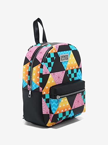 Demon Slayer: Kimetsu No Yaiba Patchwork Mini Backpack2