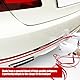 Rotes Klebeprofil für Auto, Chromleiste Selbstklebend Chromzierleiste, Selbstklebende Zierleiste für vordere, Auto Karosserie Fenster Außen Dekorstreifen, hintere Stoßstange 12mm*5m, Rot