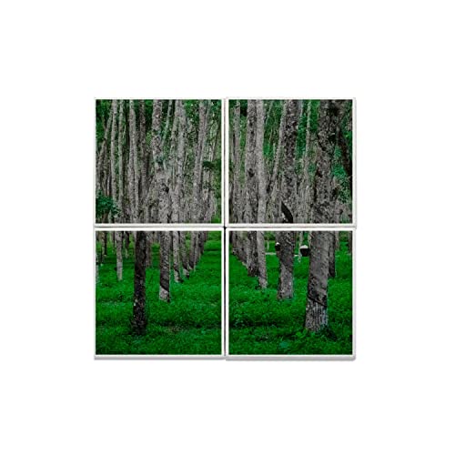 Forêt érable carreaux céramique décoratif salon panoramique