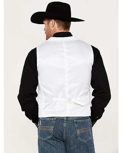 Cody James Men's Austin Paisley Vest - Cjpv21f03-Wht4