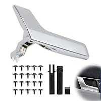 Innenraum Türgriff für W204 X204 C-Klasse, Matt Silber, Linke Seite, Ersatz-Kit, OE#2047201763, 2047202763, 2047201171, Entspricht den ergonomischen und benutzerfreundlichen Standards