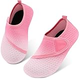 L-RUN Water Shoes for Kids Outdoor Barefoot Aqua Socks Kids Swim Shoes Barefoot Pink 4-5 Toddler=EU20-21
