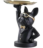 Amazon.co.jp: 皿を捧げる犬さん 置物 Haodeliy 正規品 クリエイティブ