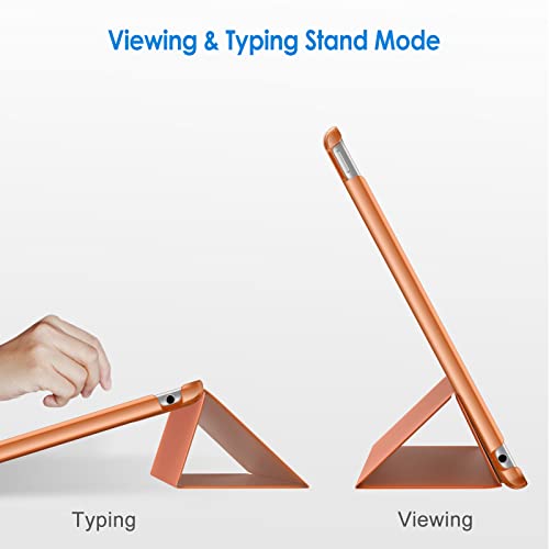 Image of JETech Case for iPad Air 2 (2nd Generation), Smart Cover Auto Wake /Sleep (Papaya)