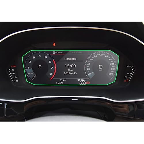 Protecteur d'écran LCD haut de gamme pour cockpit virtuel en verre trempé Q3 Sportback 2021