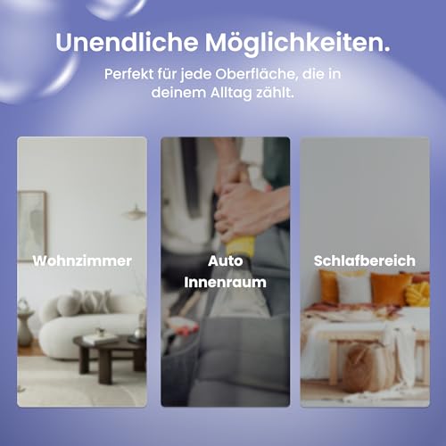 MRS. SHINY® Teppichreiniger Konzentrat 1:30 [750ML] Konzentrat für Sofa, Matratzen, Teppiche, Fußmatten & Fahrzeugsitze - Teppichreinigungsmittel - Tiefenreinigung - Faserschonend - Made in Germany