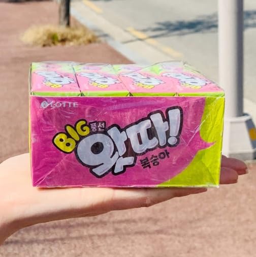 Chicle Lotte Watta Sabor Durazno, Pack de 16 unidades, 23g miniatura 6