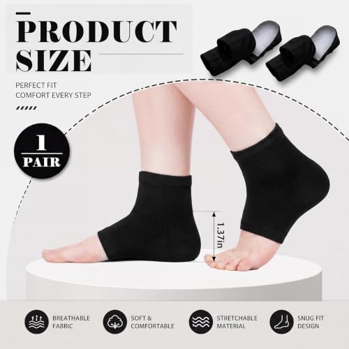 Image of 1 Pair Height Increase Max Socks Boosters, Black