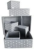 VIELFÄLTIG EINSETZBAR: Du kannst die stabilen Boxen beispielsweise zur Aufbewahrung von Kleidung, Kosmetik, Badutensilien, Büromaterial oder Deko sowie als Aufbewahrungskisten für Schreibtische, Regale oder Büroschränke nutzen.
